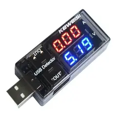 GENERICO - Medidor Digital De Corriente Y Voltaje Usb