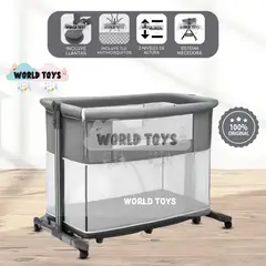 BABY - Cuna Corral Colecho de Lujo 2 en 1 «MIMI» de Lujo Gray