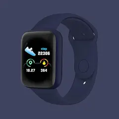 GENERICO - Smartband D20 Macaron Pulsera Inteligente Azul