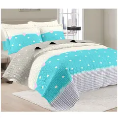 GOLDSUN - CUBRECAMA 7 PIEZAS DE 2 PLAZAS