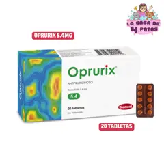 GENERICO - Oprurix de 5.4 mg caja de 20 pastillas