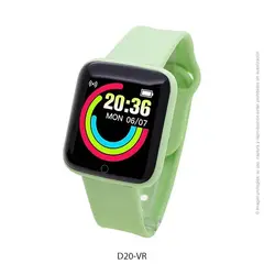 GENERICO - Smartband D20 Macaron Pulsera Inteligente Verde