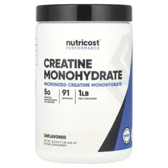 NUTRICOST - Creatina en Polvo 1 Libra Creatine