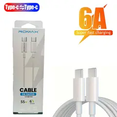 ROMAX - Cable Tipo C a C 6A Carga Rapida