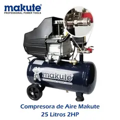 MAKUTE - Compresora de Aire 25 Litros 2HP