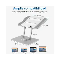 ROSH - Soporte Para Laptop Giratorio 360⁰ metal