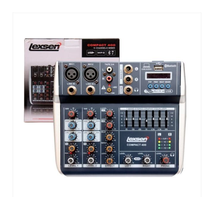 CONSOLA AMPLIFICADA LEXSEN 500 WATTS SISTEMA PHANTOM