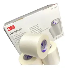 3M - ESPARADRAPO DE TELA DURAPORE 5 Cm X 9.1 M CAJA X 6 ROLLOS