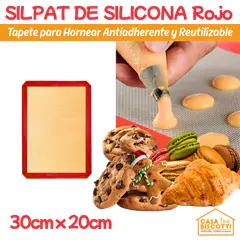 GENERICO - Silpat Profesional 30x20cm - Tapete Silicona Antiadherente Pequeño