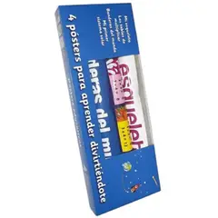 GENERICO - 4 posters para aprender, cuerpo humano, sistema solar, países del mundo