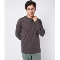 RISING DRAGON - Henley El Sofisticado Manga Larga