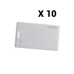 ZKTECO - - Tarjeta De Proximidad 125khz - 10 Unid - ZK ID THIN CARD