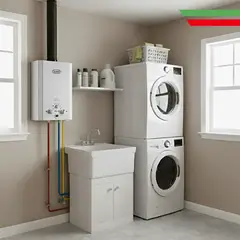 ALFANO - Terma a Gas 06 Litros Calentador instantáneo GNV y/o GLP GWH-600T