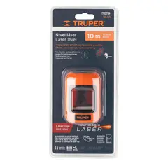 TRUPER - Nivel láser rojo con alcance de 10 m de pilas - 17079