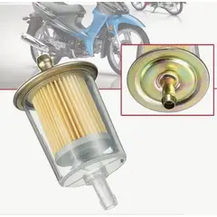 GENERICO - Filtro de Gasolina para Auto Motocicleta Combustible Lancha