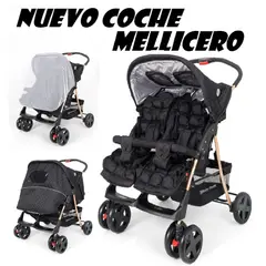 BABY HAPPY - Nuevo Coche Mellicero -Negro