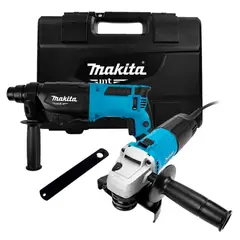 MAKITA - Rotomartillo 1" 800W + Esmeril 4.5 540W MTK0005B MT