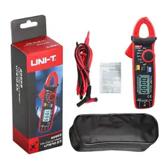 UNI T - Pinza Amperimétrica Digital UT210E, 100 A AC/DC, True RMS, Auto-Rango, UNI-T