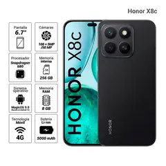 HONOR - X8c 8GB RAM 256GB Color Negro