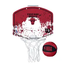 WILSON - Mini aro de básquet recreativo NBA Team C Bulls -