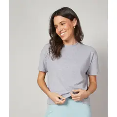 RISING DRAGON - Polo Boxy Manga Corta - Melange