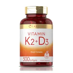 VITAMINA - K-2 con D-3 (300 Softgels) – Carlyle