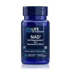 VITAMINA - NAD+ Regenerador Celular + Resveratrol 300mg (30 cápsulas) – Life Extension