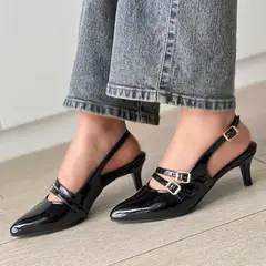 GENERICO - STILETTO NEGRO CASUAL PARA MUJER SOGI TACO 5