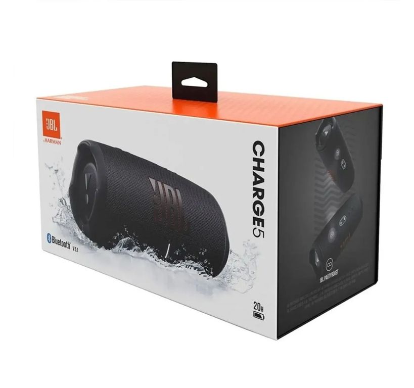 Parlante Charge 5 Bluetooth NEGRO