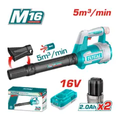 TOTAL TOOLS - Sopladora de 16v 0-13000RPM 5M3 MIN Industrial - TABLI168082