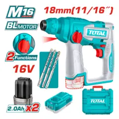 Total Tools - Rotomartillo 16v 18MM 0-850RPM Total - TRHLI16168