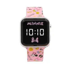 ACCUTIME - RELOJ MINNNIE & DAISY LED ROSADO MN4448