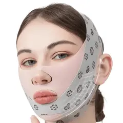 GENERICO - Faja Facial Delgada Mentonera Naso Labial Doble Ajuste Control Papada