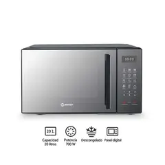 MIRAY - Horno Microondas HMM-205N 20 L