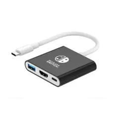 GENERICO - Adaptador Usb 3.1 Tipo C A Hdmi+ Usb 3.0 + Usb compatible Switch