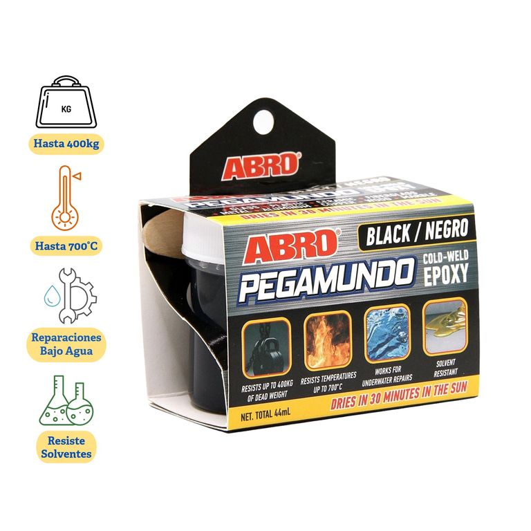 Pegamento Epóxico PegaMundo Negro 44mL