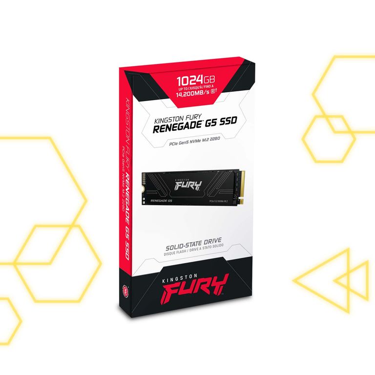 SSD FURY Renegade G5 1TB NVMe M.2 PCIe 5.0 Ultra Velocidad Gaming
