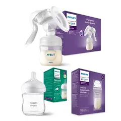 AVENT - Set Extractor De Leche + 02 Biberones + 25 Bolsas