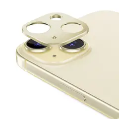 GENERICO - Protector De Camara Para Iphone 15 Y 15 Plus Gold