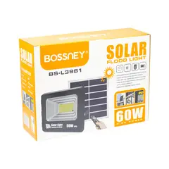 GENERICO - Lámpara LED con Panel Solar Exterior BS-L3981 BOSSNEY