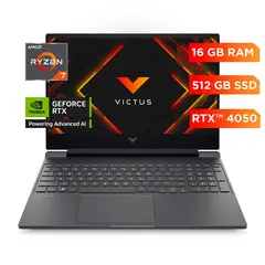 HP - Laptop Victus 15-fb3021la AMD Ryzen 7 16GB 512GB RTX4050