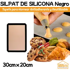 GENERICO - Silpack para Horno Chico - Bandeja Silicona Liso Reutilizable 30x20cm