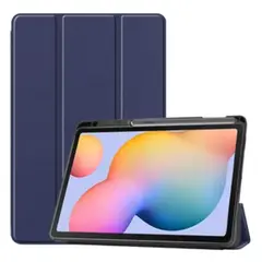GENERICO - FUNDA SMART COVER SAMSUNG S6LITE TAB AZUL
