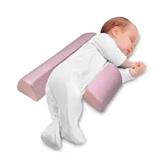 TERAFLEX - COJIN ANTICAÍDAS POSICINADOR BEBE MEMORY FOAM GEL ROSADO 42x42x11 CM