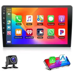 GENERICO - Autoradio Android Inalámbrico A-pple CarplayAndroid Auto Bt 10Pulg