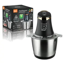 RAFF - Picador Procesador Triturador De Carne Electrico De Metal 3l