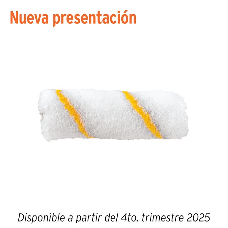 Repuesto De Mini Rodillo Para Pintar, Felpa 4" X 3/8", De Poliester C/Blanco 13911