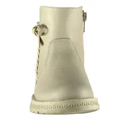 PEI UNIQUE OUTFIT - Bota Niña Pei Uou Cuero Bonnie Coffe Negro y Beige