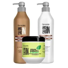 SALON IN - HYDRA REPAIR Shampoo 1L + Acondicionador 1L + Tratamiento Recharge