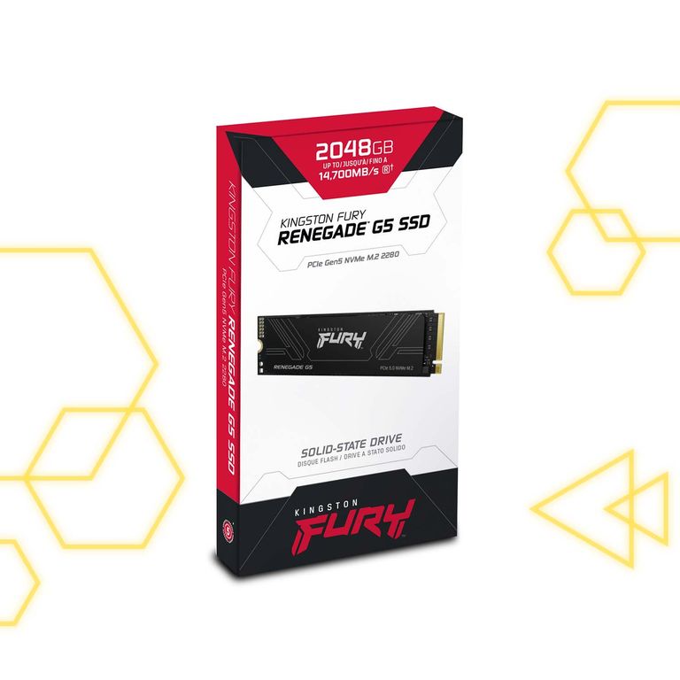 SSD FURY Renegade G5 2TB NVMe M.2 PCIe 5.0 Rendimiento Pro Gaming